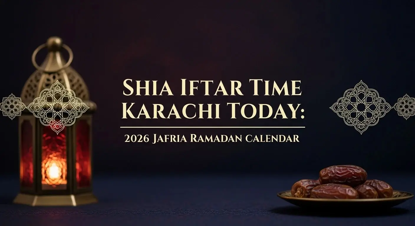 Shia Iftar Time Karachi Today